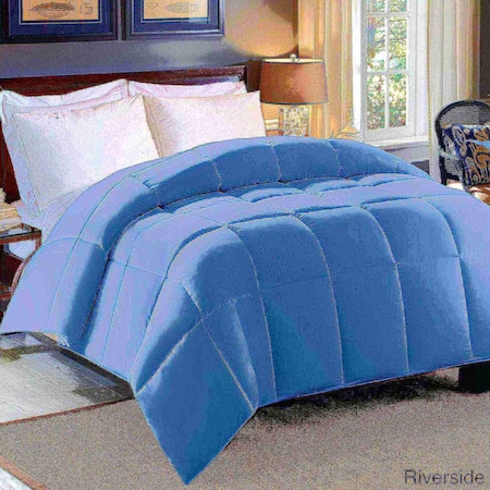 Hotel Grand 300tc Sateen Cotton Down Alt Comforter, Riverside, Twin 111027